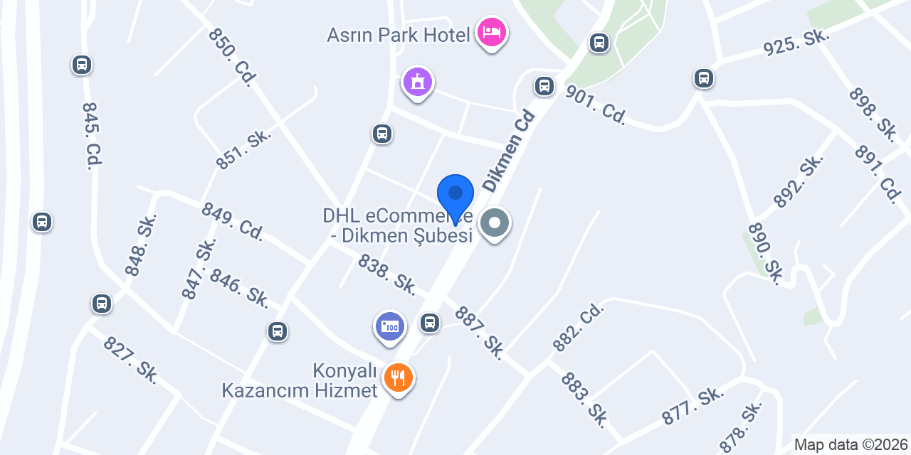 Domino's Pizza Dikmen konumu