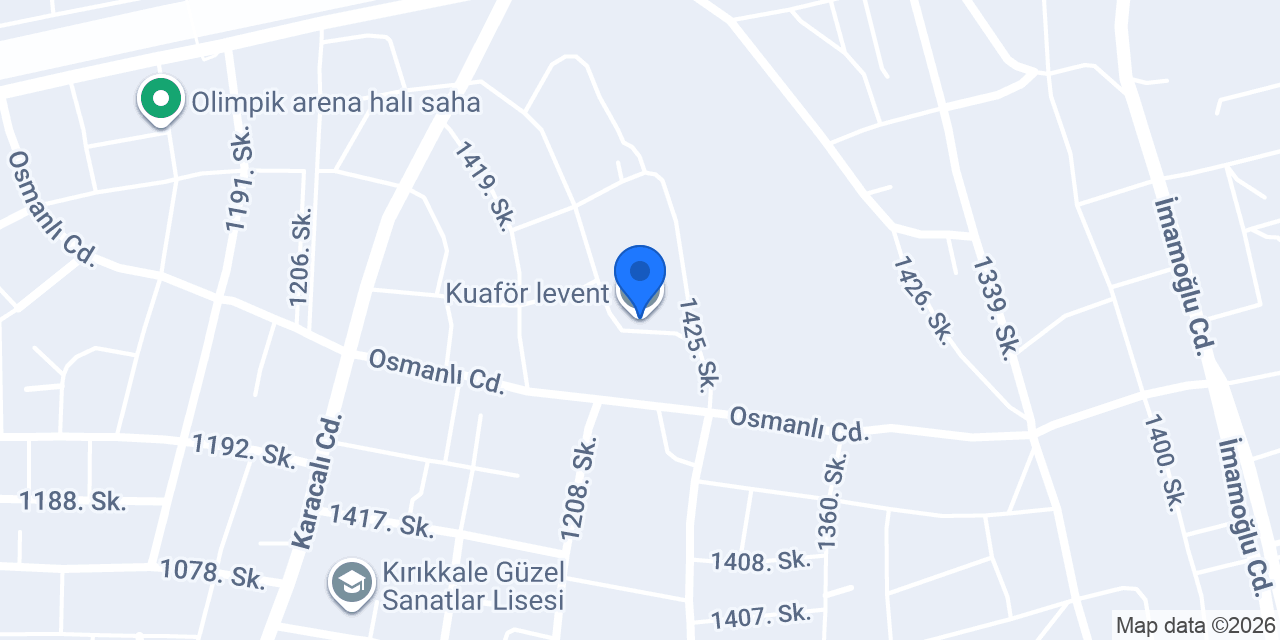 Kuaför levent konumu