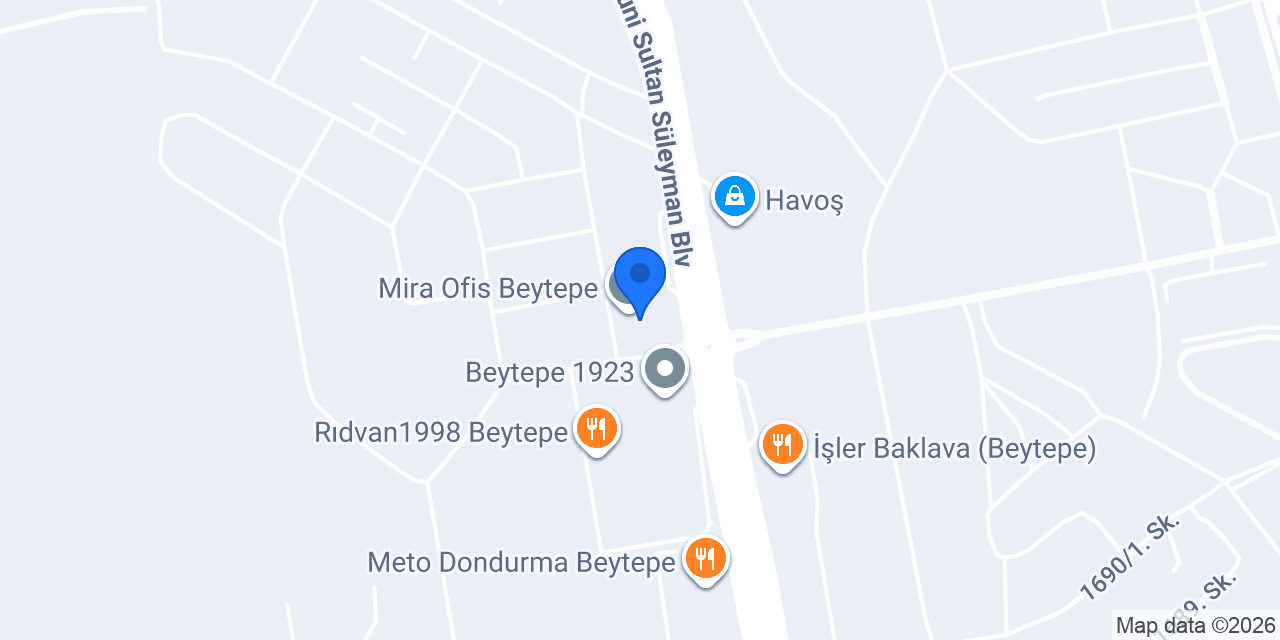 Bambino Mia Fırın konumu