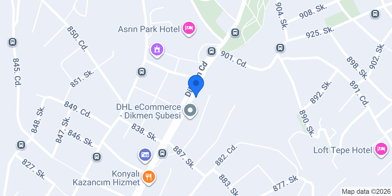 Dicle Kebap konumu