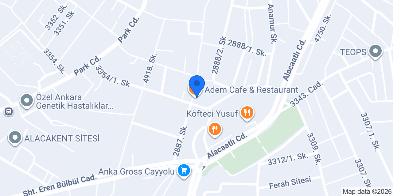 Adem Cafe & Restaurant konumu