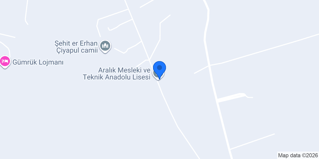 Aralık Mesleki ve Teknik Anadolu Lisesi konumu