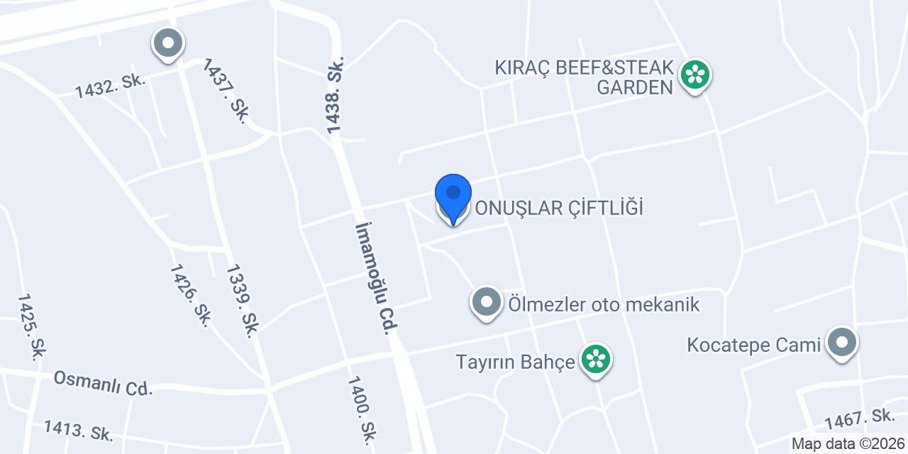 ONUŞLAR ÇİFTLİĞİ konumu
