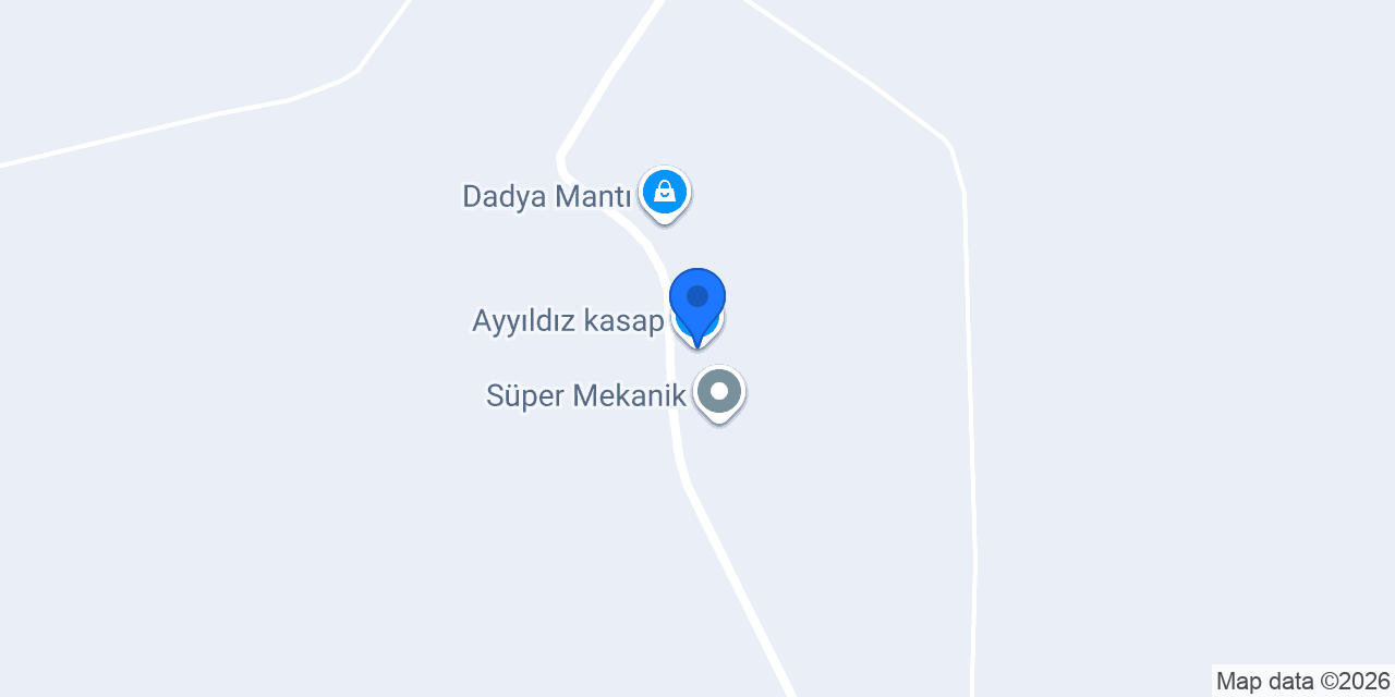 Ayyıldız kasap konumu