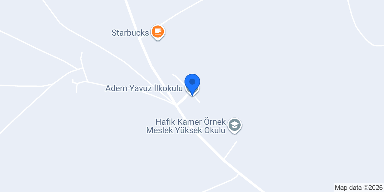 Adem Yavuz İlkokulu konumu