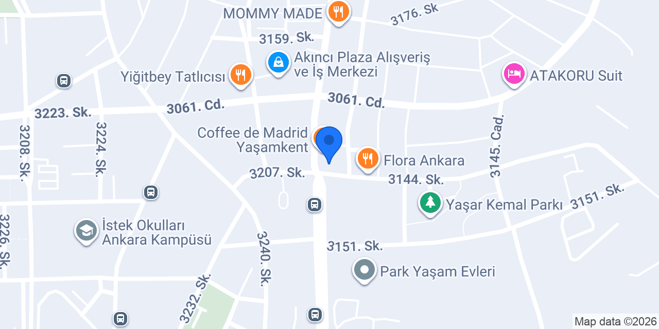 Siyah ışıklar kuaför konumu