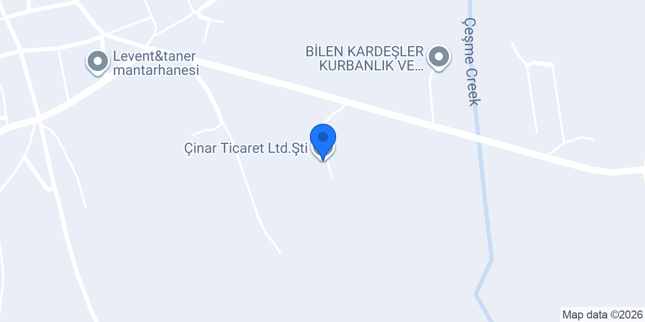 Çinar Ticaret Ltd.Şti. konumu
