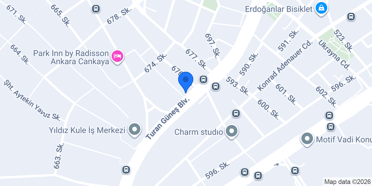 ÇANKAYA TERAPİ VETERİNER (Therapy Veterinary ) konumu