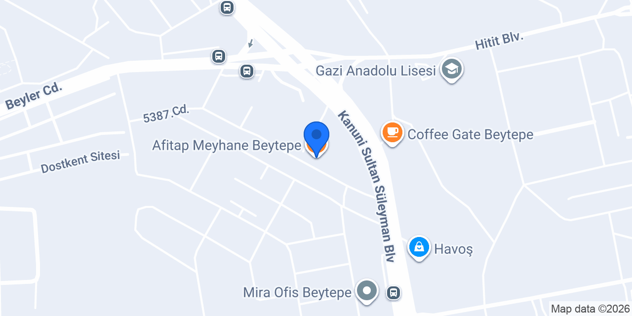Afitap Meyhane Beytepe konumu