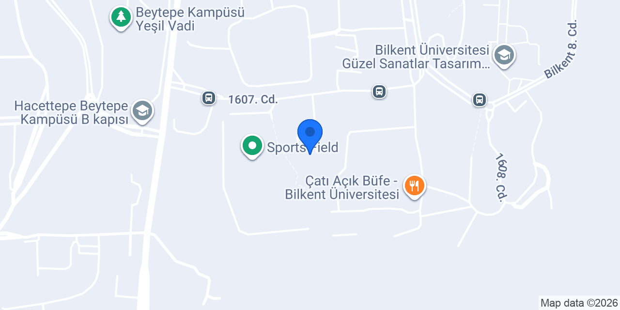 Ptt - Bilkent Üniversitesi Şubesi konumu
