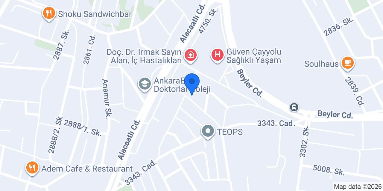 Prof. Dr. Cebrail Kısa, Ankara Psikiyatri ve Psikoterapi Merkezi konumu
