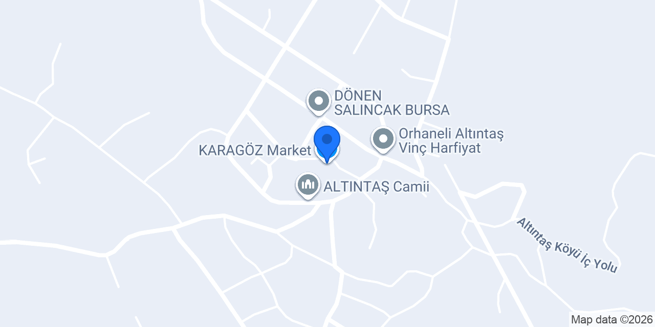 KARAGÖZ Market konumu