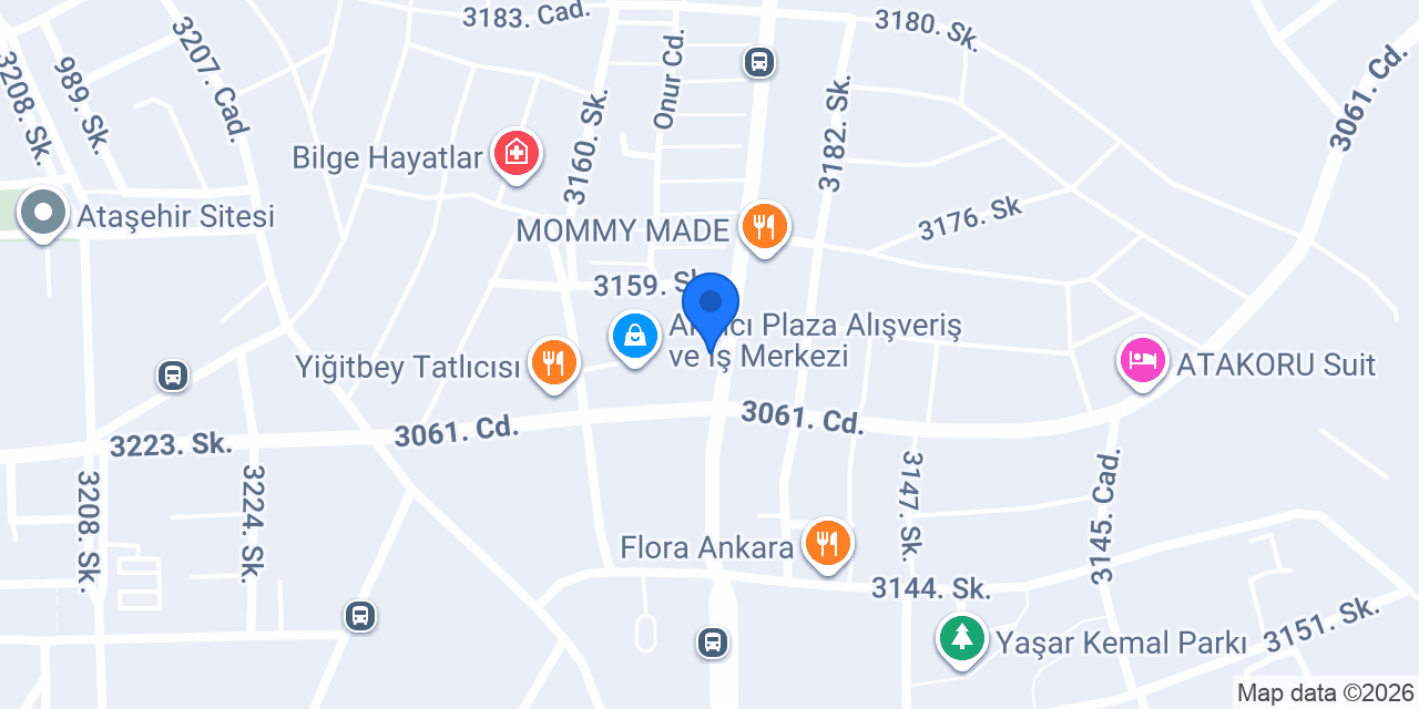 Pizza Time Yaşamkent - Çayyolu konumu