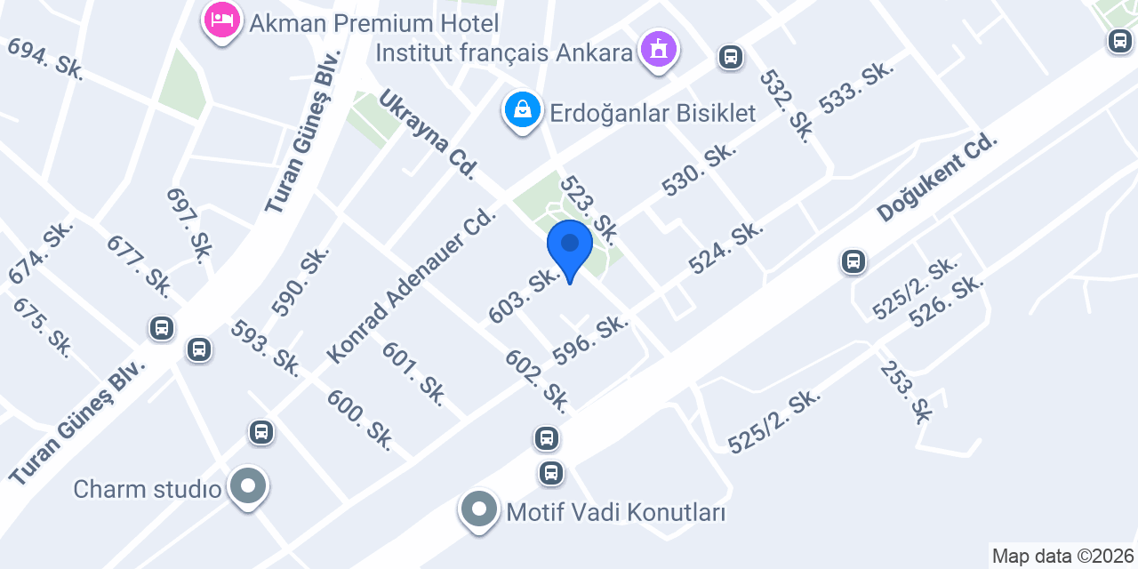 Mekart Mekanik Tasarım konumu