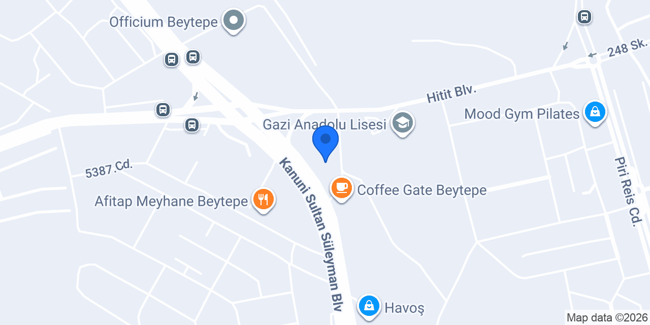 Vetrium Hayvan Hastanesi konumu