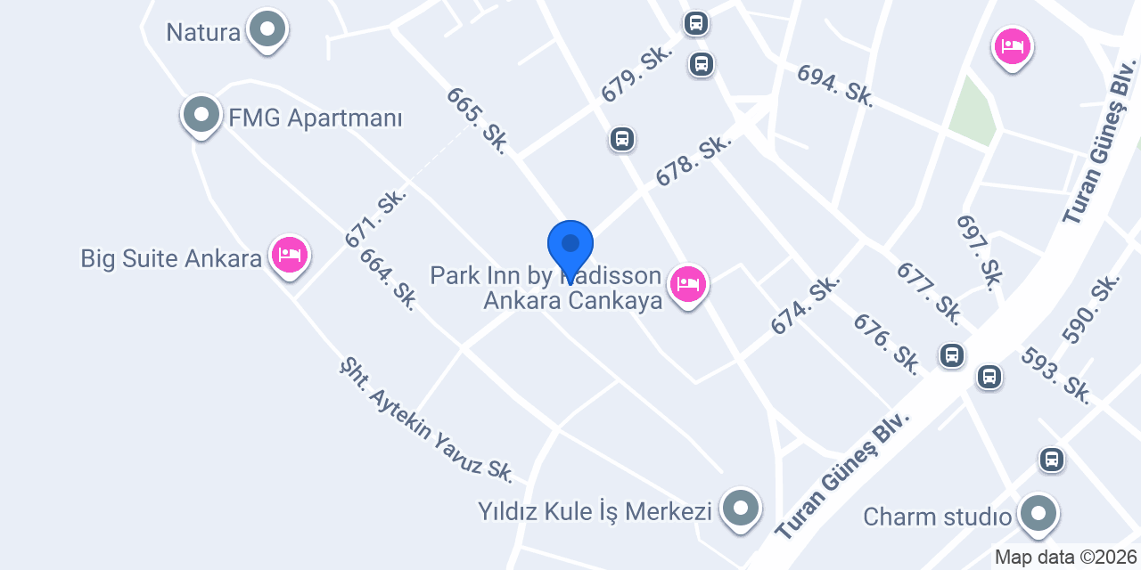 Gökyüzü Bahçeleri konumu