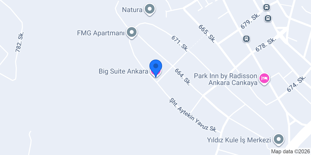 Big Suite Ankara konumu