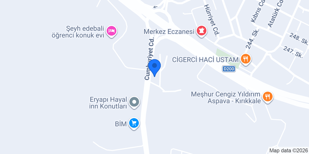 Kızılay-yahşihan Şubesi konumu