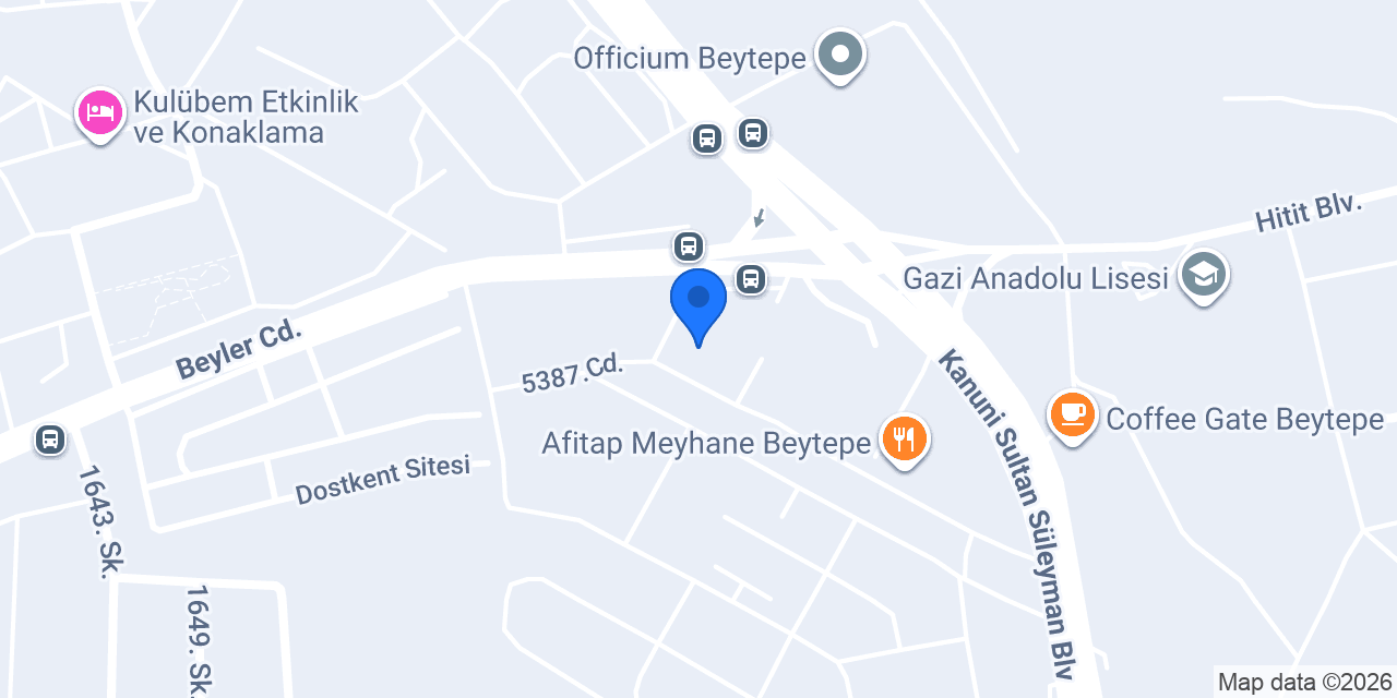 Canset Yıldız Hukuk Danışmanlık konumu