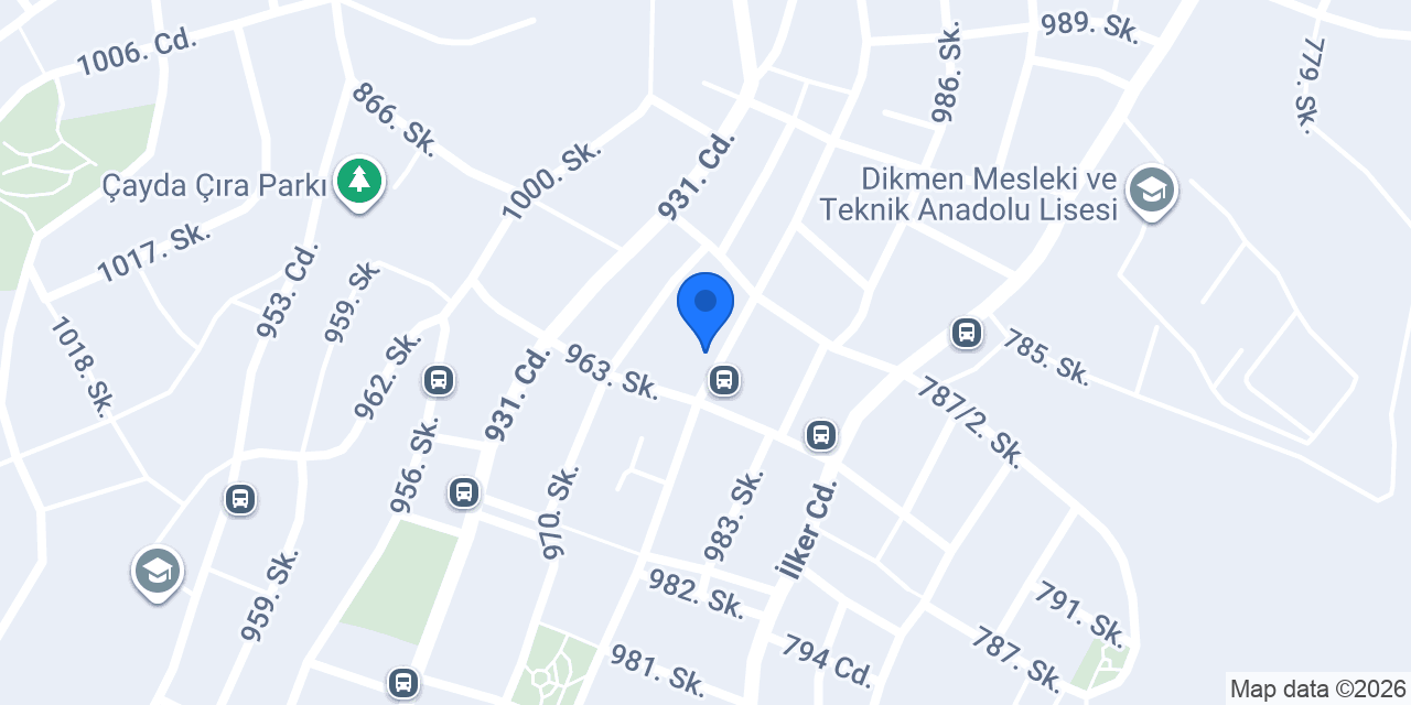 Ankara Öz Yapı Dekorasyon konumu