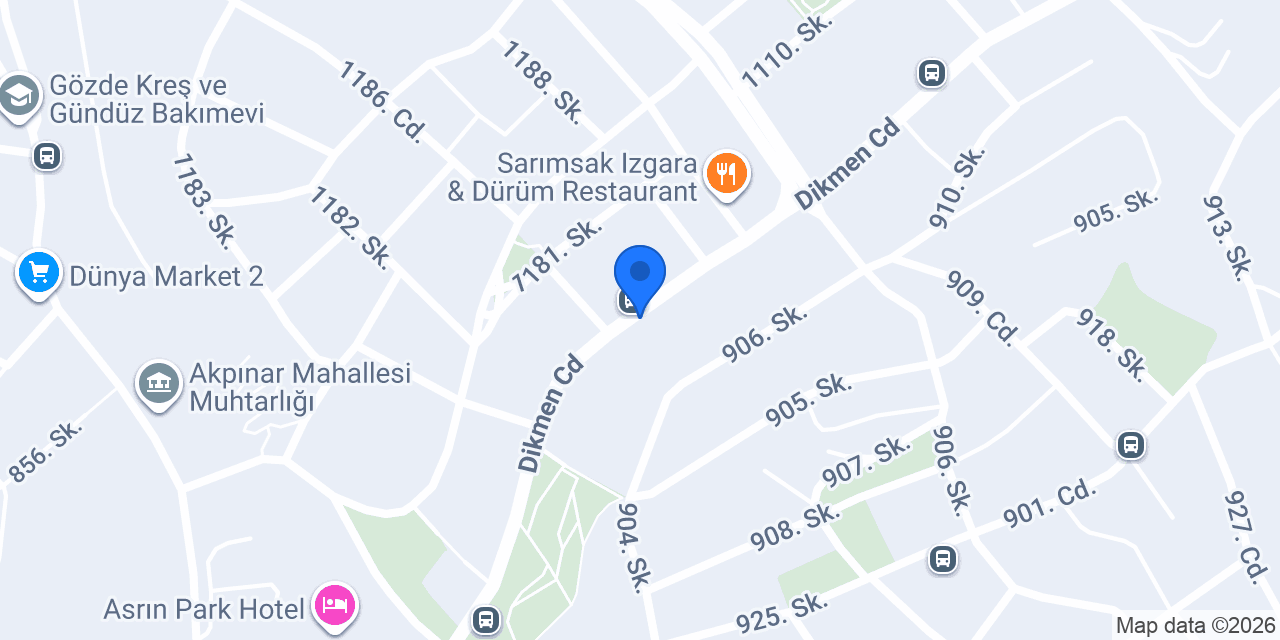 Hammurbey Lahmacun Dikmen Şube konumu