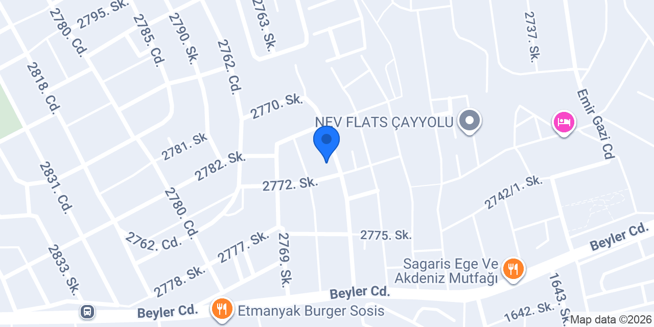 Letsfit Çayyolu konumu