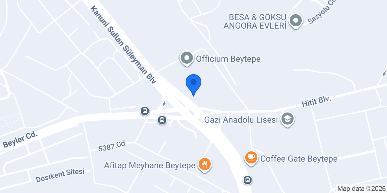 Oğuzata Mimarlık Mühendislik konumu