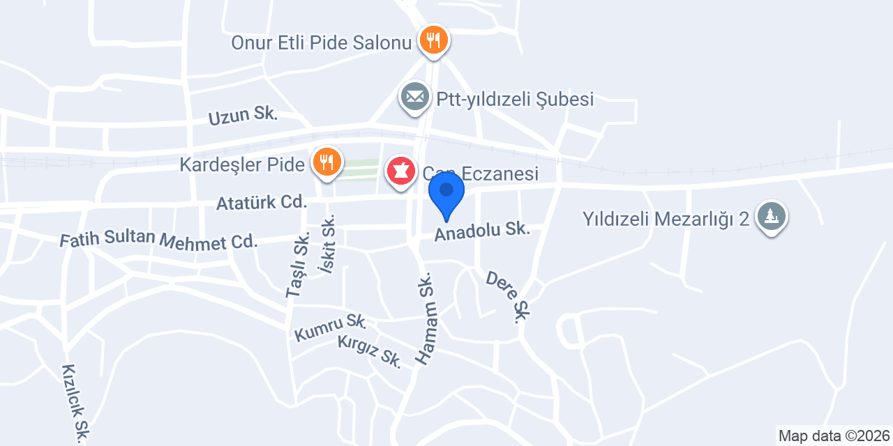 Tapu Müdürlüğü konumu