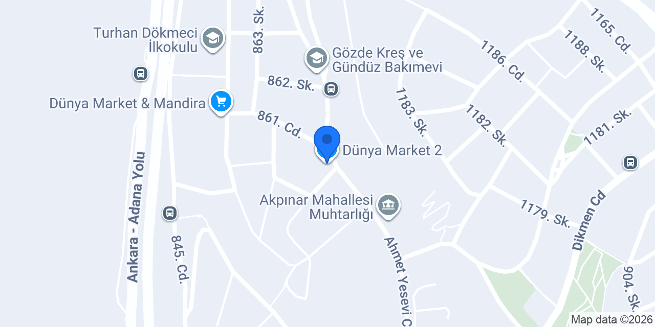 Dünya Market 2 konumu