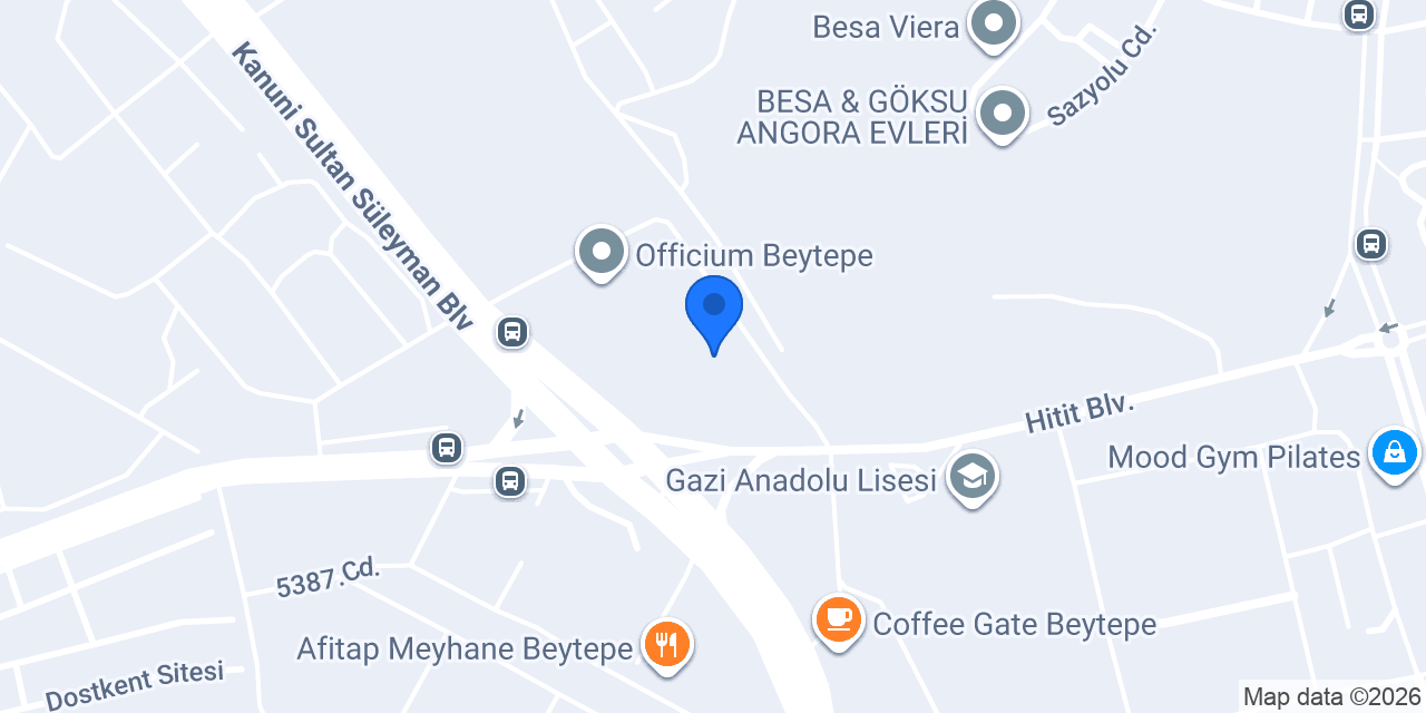 Paris Kuaför - Beytepe konumu