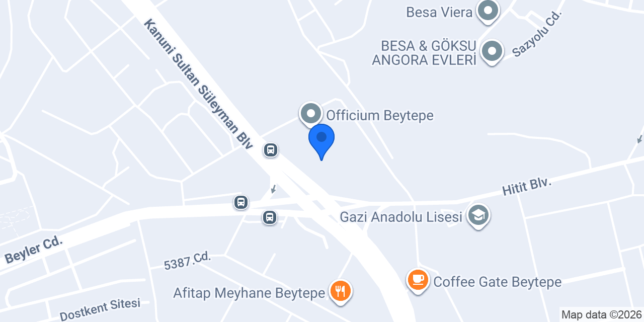 Çağdaş Market konumu