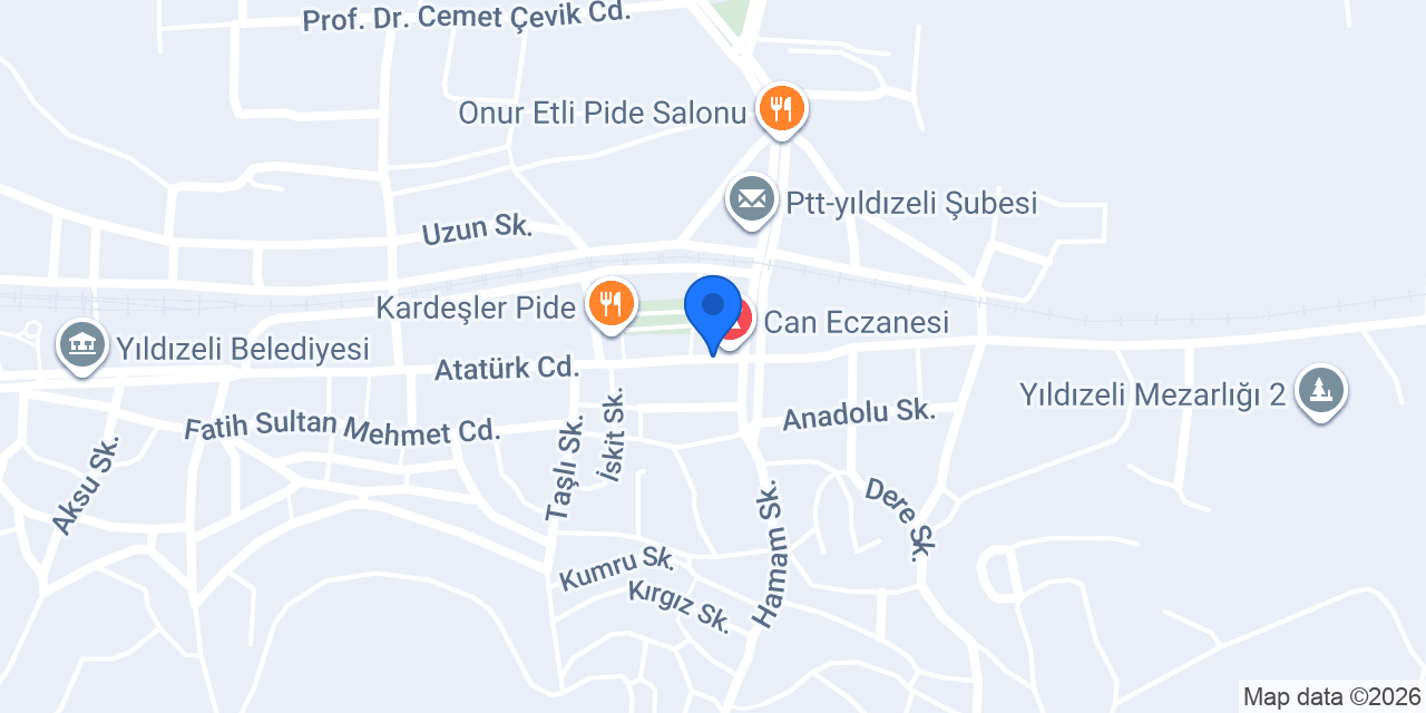 Gül Eczanesi konumu
