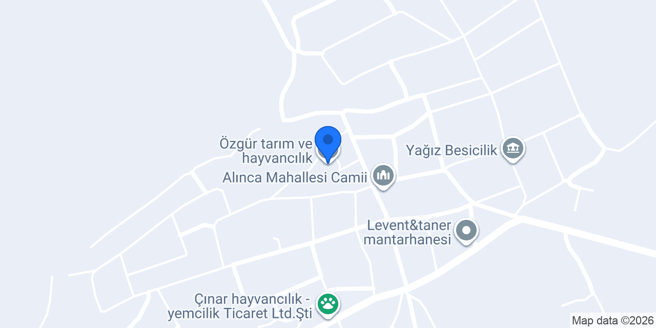 Özgür tarım ve hayvancılık konumu