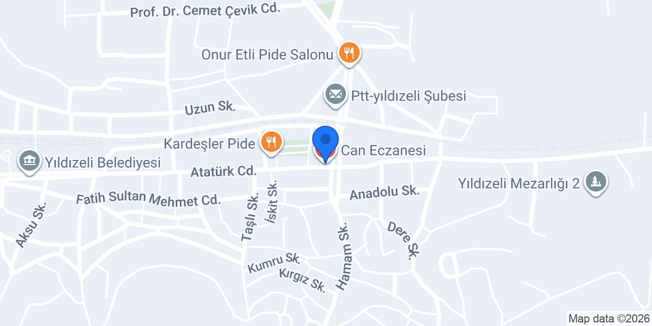 Can Eczanesi konumu