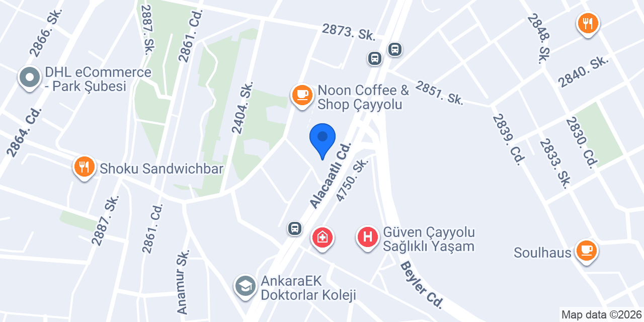 won kuafor çayyolu konumu