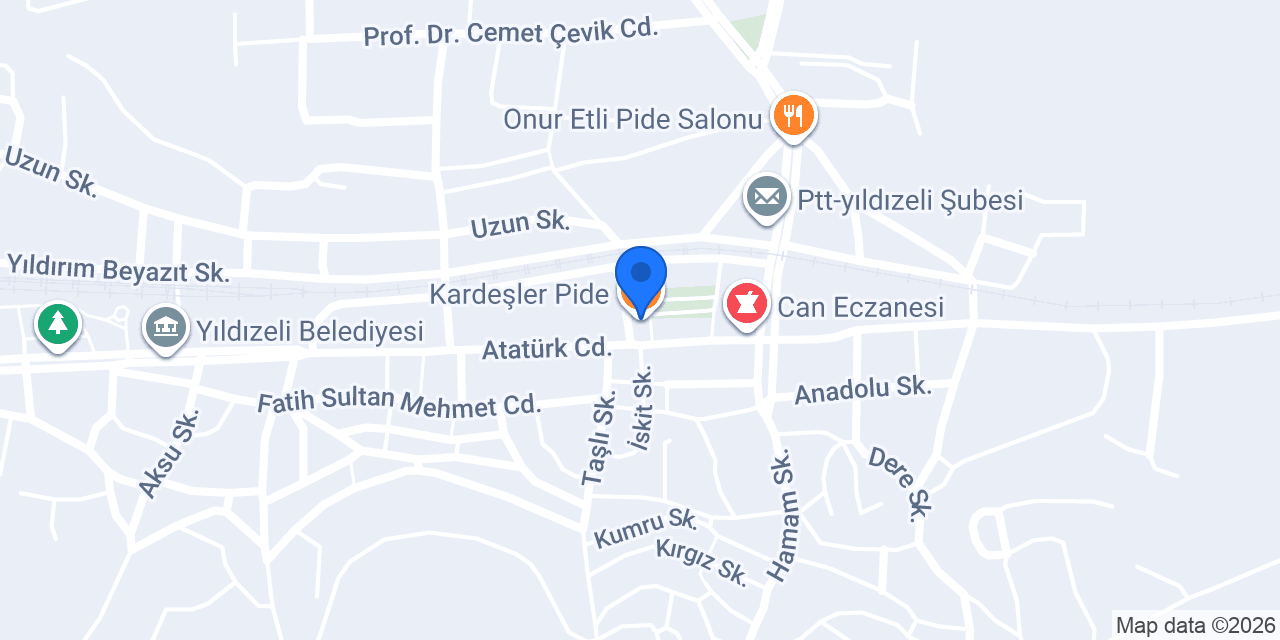 Kardeşler Pide konumu