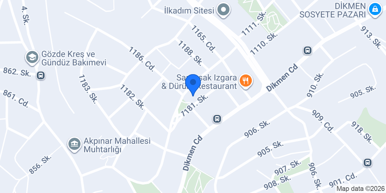 Çankaya Evi konumu