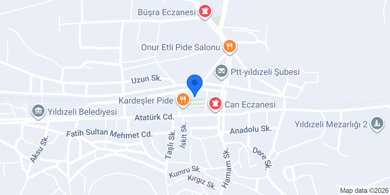 Özel Üç Yıldız Sürücü Kursu konumu