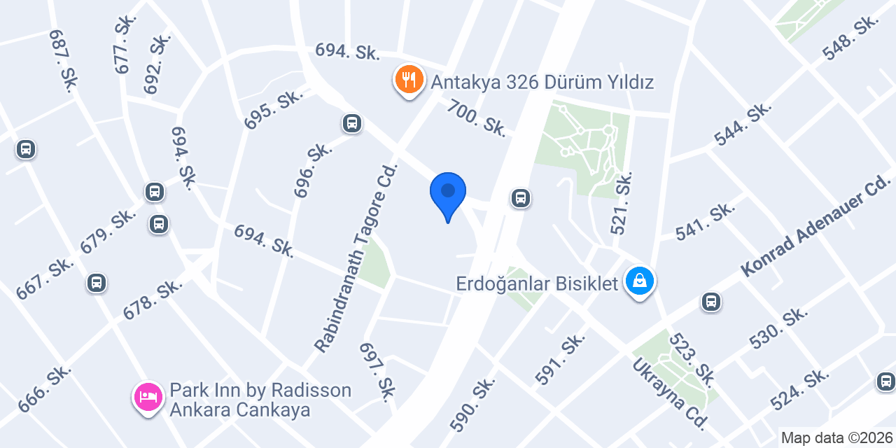 Fibabanka Yıldız Şubesi konumu