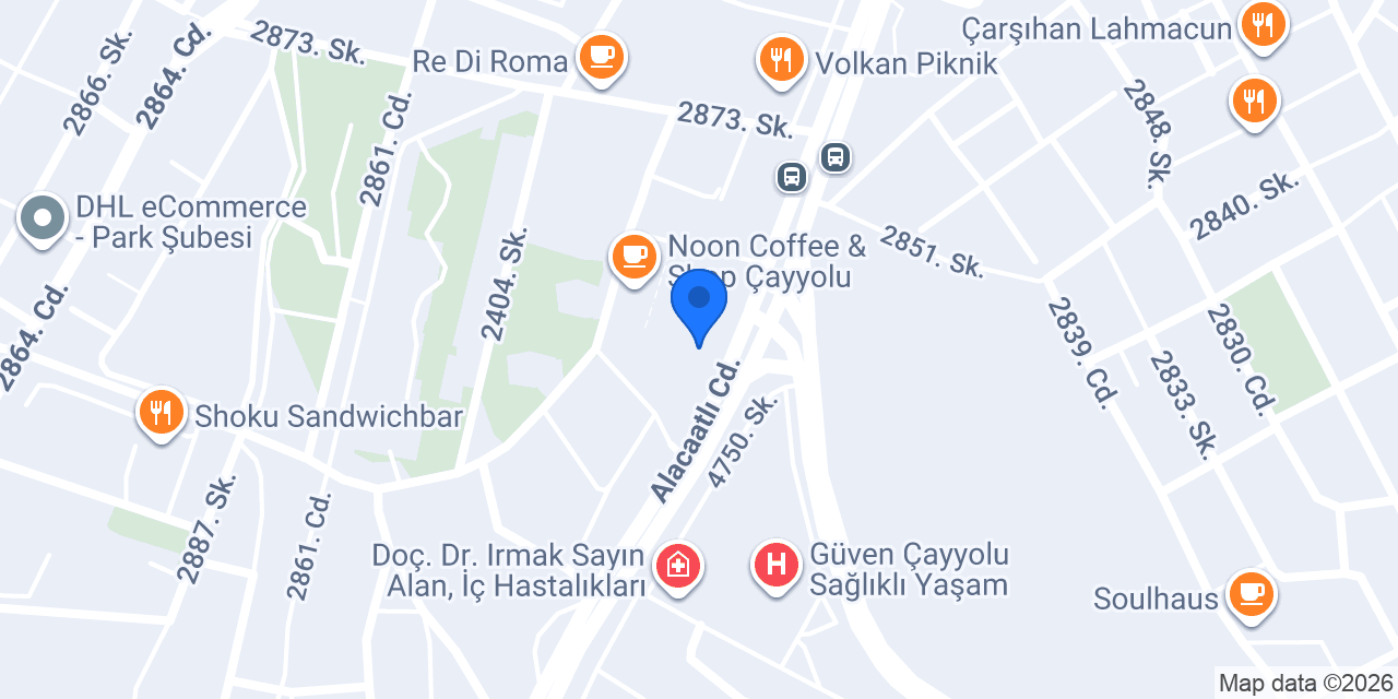 Altroom Turizm konumu