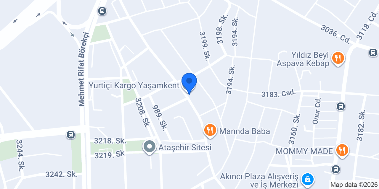 Yaşamkent Feyza Eczanesi konumu