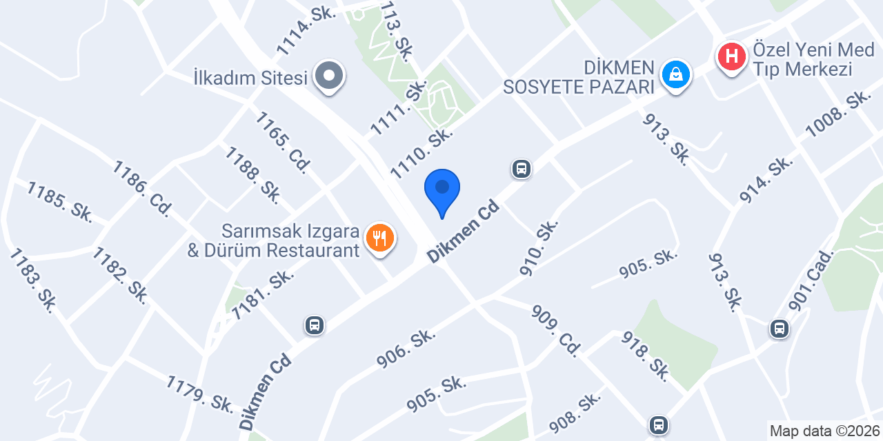 Balcılar Sebze Meyve Pazarı konumu