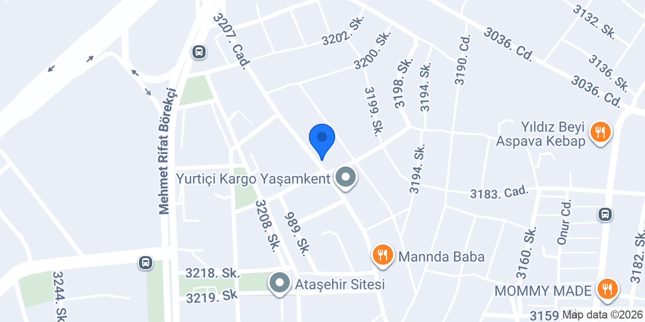Yaşamkent Veteriner Kliniği konumu