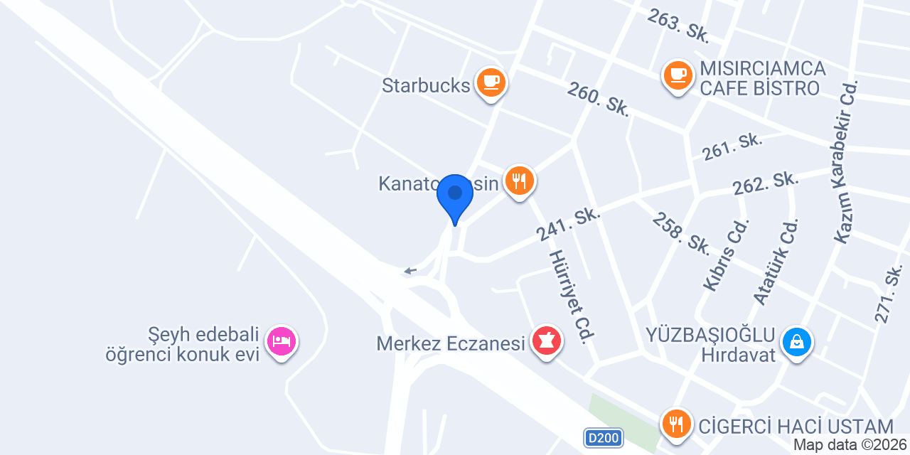 Kırıkkale Yenişehir Taksi konumu