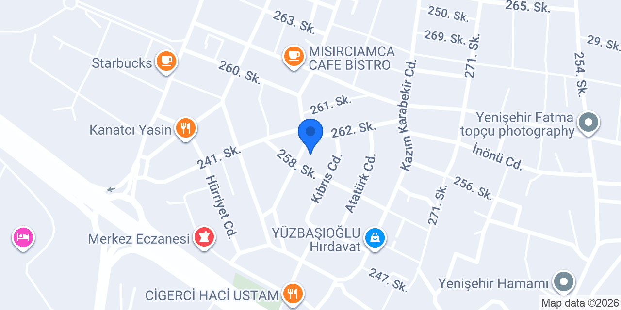 Yenişehir Ay Çiçekçilik💐 konumu