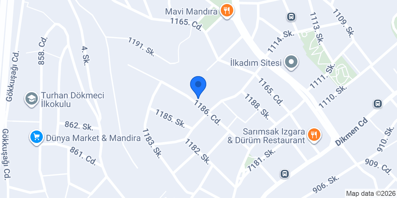 Dafne Aktif Yaşam Kulübü konumu