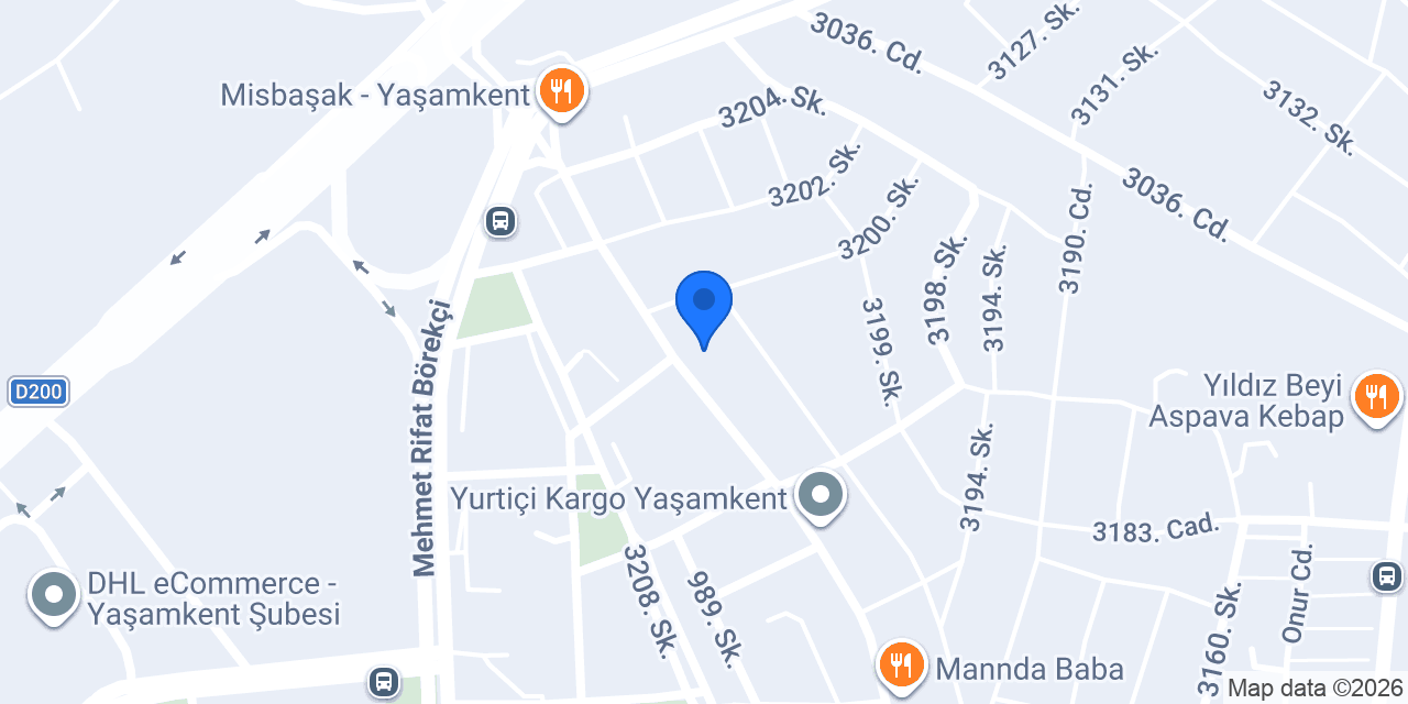 TERZI GÖKÇE konumu
