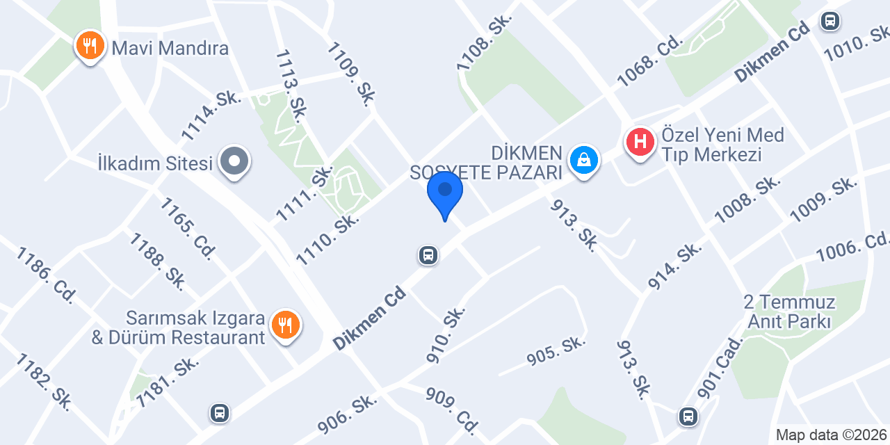 Çevik Eczanesi konumu