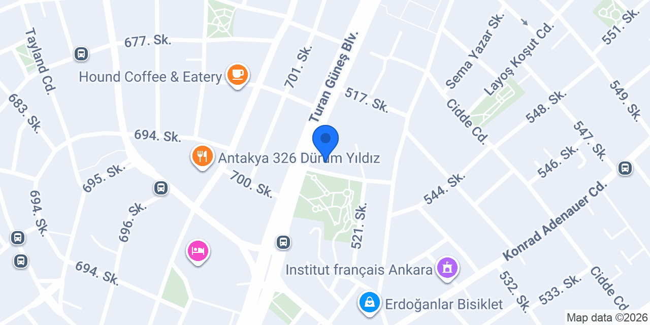 Harmoni Veteriner Kliniği konumu