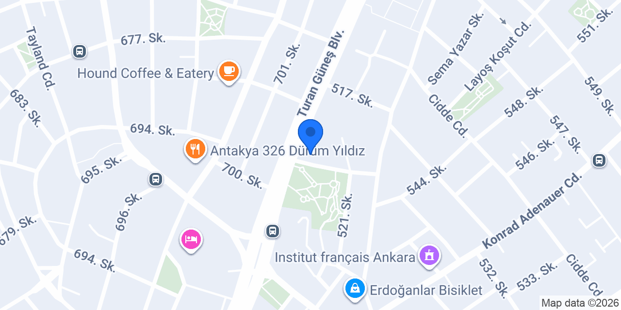 Ziebart Çankaya konumu